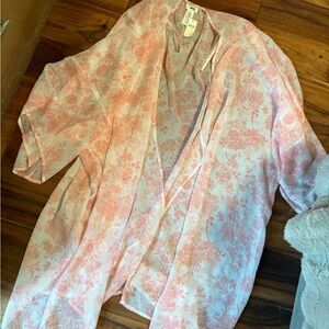 NWT New Aerie swimsuit‎ coverup kimono osfm